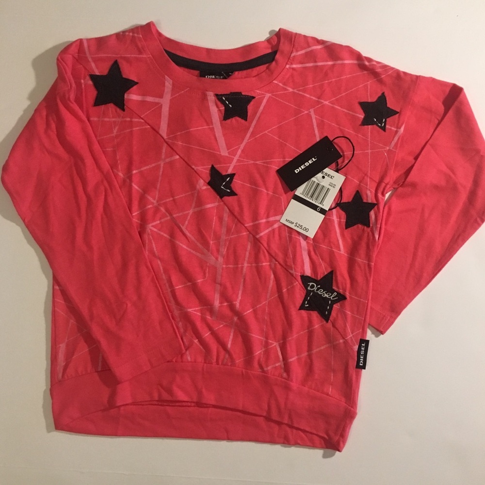 🆕 $15⬇️Diesel Girls Long Sleeve Top